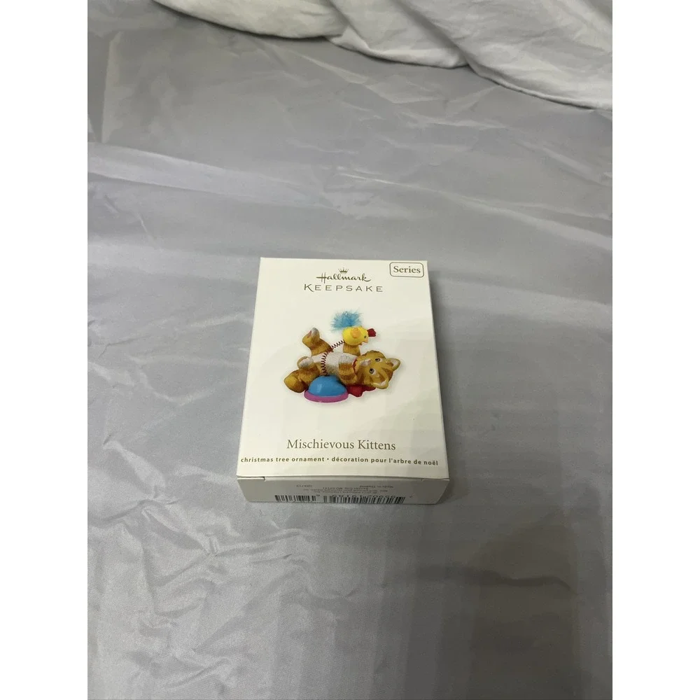 Hallmark Keepsake Mischievous Kittens Ornaments Lot of 4 Series in Packaging
